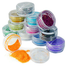 Maquiagem de jarra de pó de glitter cosmético Use maquiagem de animais de estimação em pó brilhante